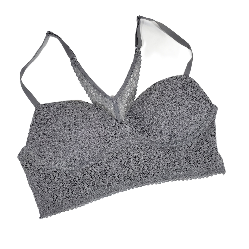 VICTORIA'S SECRET Body by Victoria Gray Lace Bra